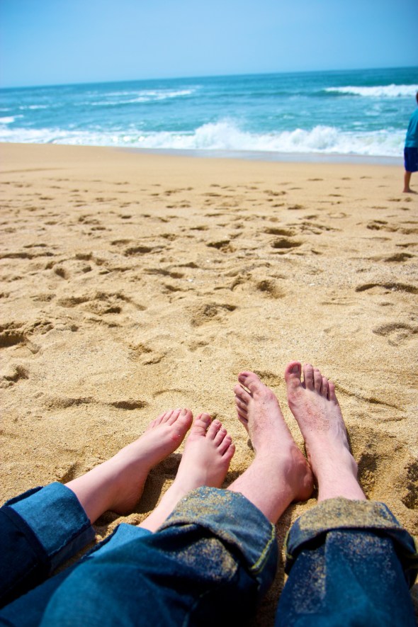 julia dachner, joe sterne, half moon bay, beach