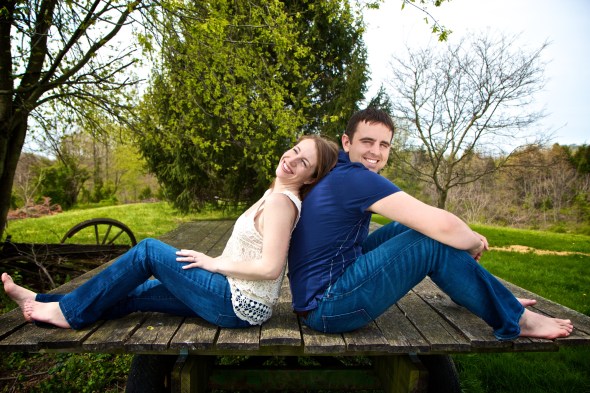 steve garfinkel, melissa vangelder, joe sterne photography, engagement shoot