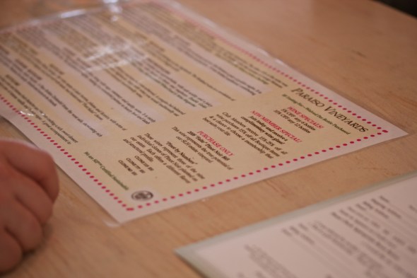 Paraiso Vineyards, River Road, Winery, Joe Sterne Photography, Wine Tasting, Salad bowl