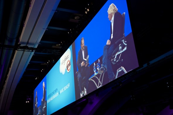 IMG_7421 Joe Sterne Photography, Dreamforce 2012, #df12, Moscone Center, San Francisco, Marc Benioff, Richard Branson