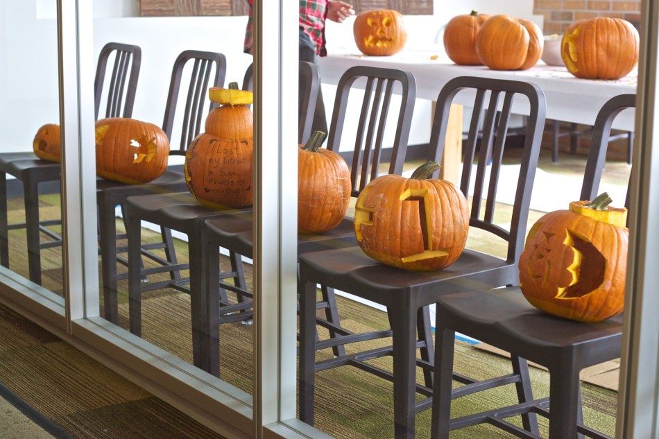 joe sterne photography, google san francisco, office, san francisco, pumpkin carving, pumpkins, Google+