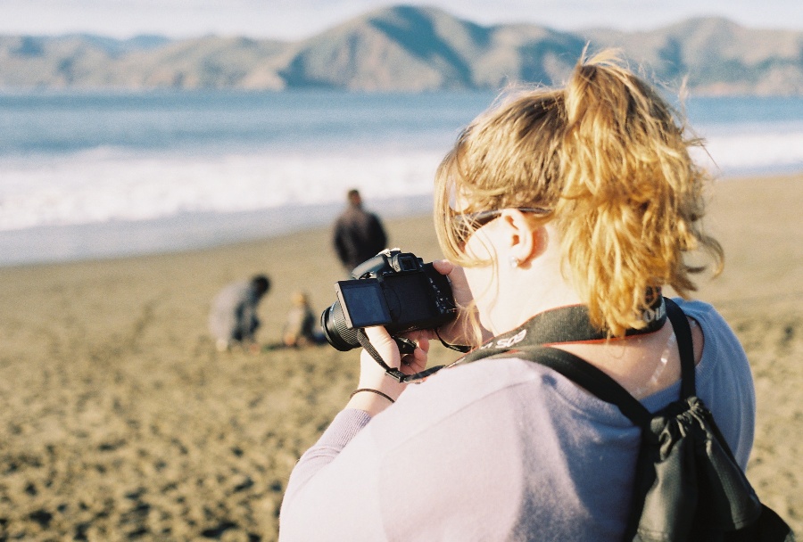 #projectfilm, baker beach, san francisco, bay bridge, joe sterne photography
