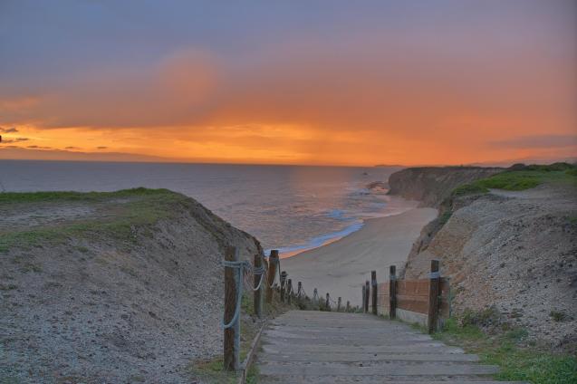 joe sterne photography, highway one, sunset, california, bay area, HDR