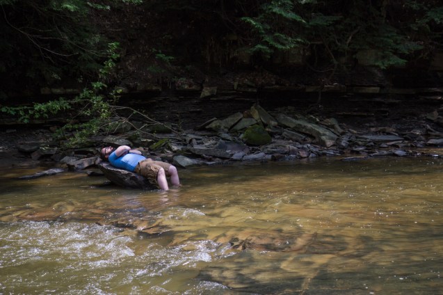 joe sterne, chagrin river, cleveland, not so sterne photography, squaw rock